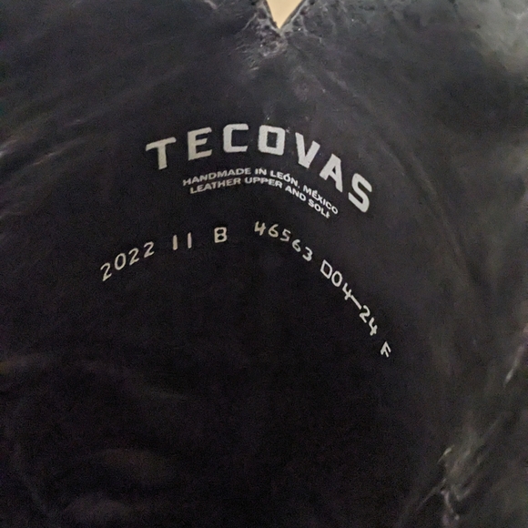 Women’s Tecovas “The Abby” Black Tall Cowboy Boots - Picture 6 of 6